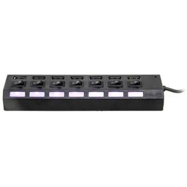 Imagem de Hub Usb 7 Portas Com Chave Seletora 2.0 Speed - BC BORA COLEGA SHOP