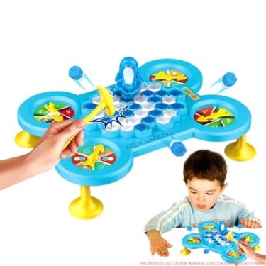 Imagem de Jogo de Tabuleiro Quebra Gelo Para Família, 4 Jogadores (Golfinho)