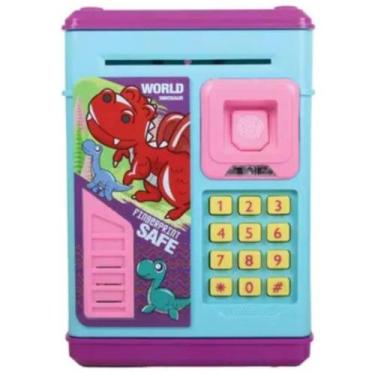 Imagem de Cofre divertido moeda puxa nota com senha som luz ref mk-1432 - M K TO