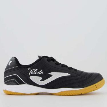 Imagem de Chuteira Joma Toledo Jr Futsal Juvenil Preta, 31