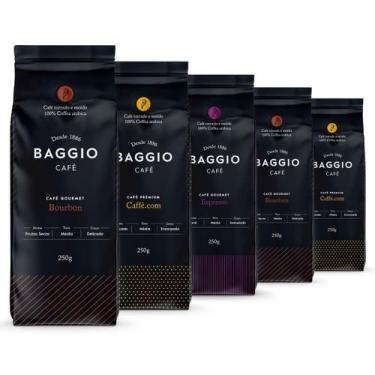 Imagem de Café Gourmet Arábica, Café Em Pó Baggio, 5 Pacotes, 1.250G - Baggio Ca