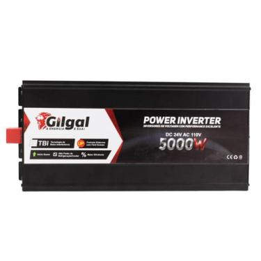 Imagem de Inversor 5000W 12V 110V Gilgal Para Ar 12000 Btus