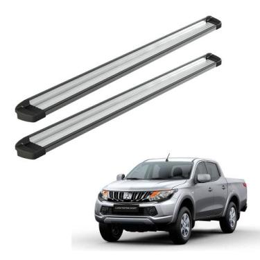 Imagem de Estribo L200 Triton 2017 2018 2019 Gl/Glx Cd Alumínio Polido - Bepo