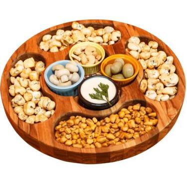 Imagem de Petisqueira Roma de Madeira Teca - Albero Bello