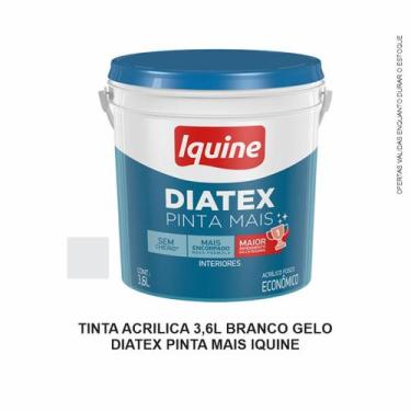 Imagem de Tinta acrilica 3,6l branco gelo diatex pinta mais iquine