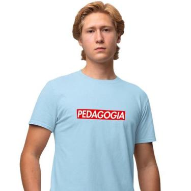 Imagem de Camisa Camiseta Masculina Estampada Pedagogia Supreme 100% Algodão Fio