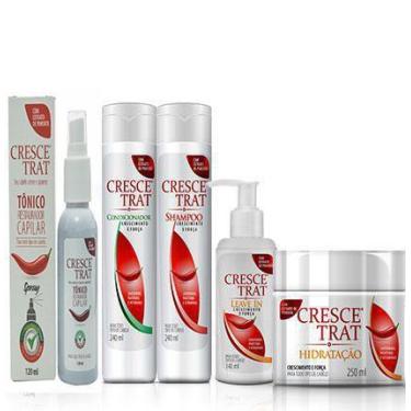 Imagem de Kit com Shampoo Anti Queda de Cabelo Crescetrat
