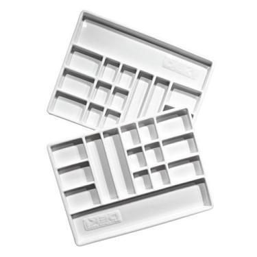 Imagem de Kit 2 Repartições De Gaveteiros De Dentistas - Deki Móveis Clínicos