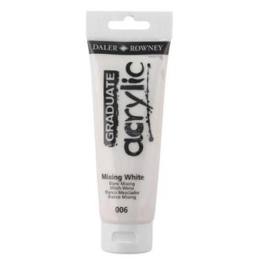 Imagem de Tinta Acrílica Graduate 120ml Mixing Branco 006 Daler Rowney, 006 MIXI
