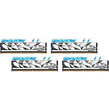 Imagem de 64GB G.Skill DDR4 Trident Z Royal Elite Silver 3600Mhz PC4-28800 CL16 1.35V Quad Channel Kit 4x16GB