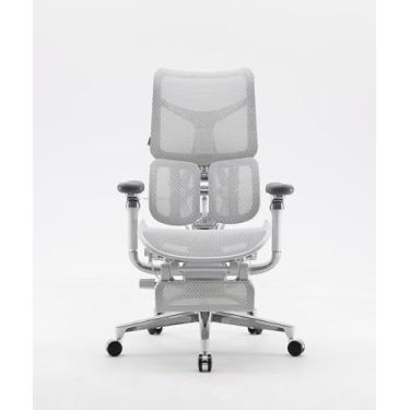 Imagem de Cadeira ergonomica Sihoo S300 com Apoio de Pés (CINZA)
