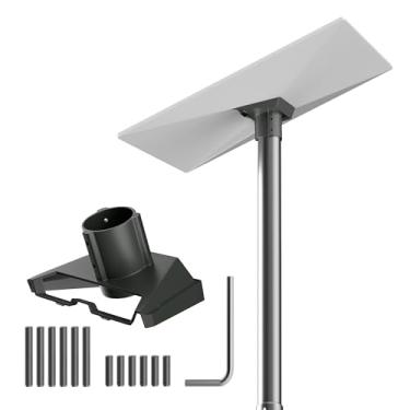 Imagem de Suporte de poste Starlink Gen 3, adaptador de tubo de metal para Starlink Gen3/V3 RV e kit de montagem de telhado para suporte de prato padrão V3 Starlink