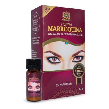 Imagem de Henna Marroquina Delineador De Sobrancelhas Espátula Luvas Fixador - E