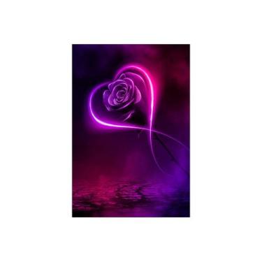 Imagem de Painel De Festa Vertical 1,50 x 2,20 -  Flor Efeito Neon 022 - Via Cor