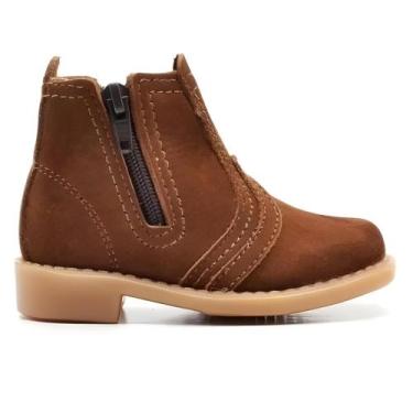 Imagem de Botina Infantil Country Couro Legítimo Conforto Festa Junina - F1000, 