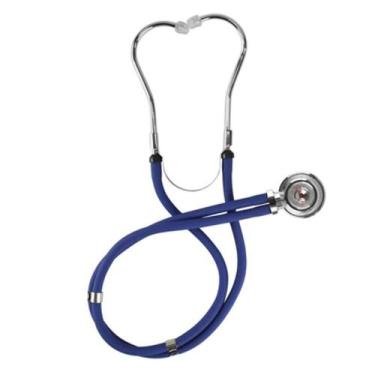 Imagem de Estetoscópio Duplo Infantil E Adulto Rappaport Premium - Azul