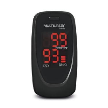 Imagem de Oximetro de Dedo Medidor de Pulso ANVISA OXYGEN CHECK - Multilaser