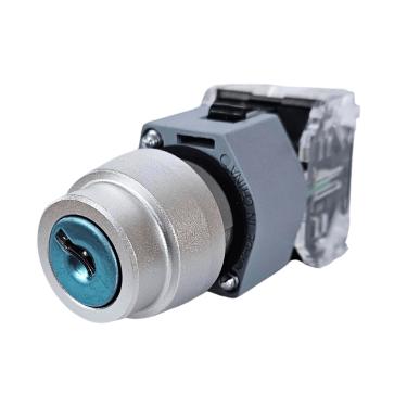 Imagem de Botão Comutador Retentivo 2 Posições C/ Chave 1NA Cód. 3SB7130-4AA11-1BA0 – Siemens