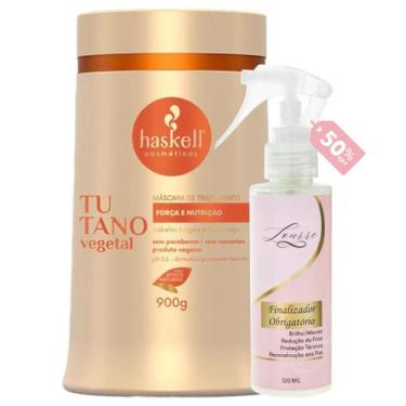 Imagem de Kit Tutano Haskell Máscara 900ml + Finalizador Obrigatório Lourre 120m