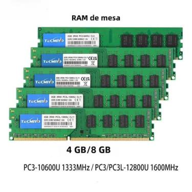 Imagem de Memória RAM DDR3/DDR3L 8GB 1600MHz/1333MHz - Intel/AMD - Não ECC, 8GB 