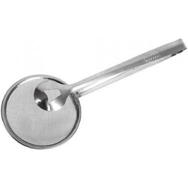 Imagem de Escumadeira Com Pegador Para Frituras/Escorrer Óleo 28cm - GENERIC