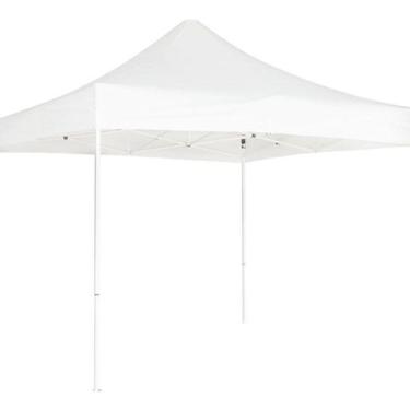 Imagem de Gazebo Articulado De Aço Com Cobertura Branca 320x295x295 Cm