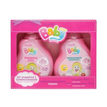 Imagem de Kit Muriel Baby Camomila e Aloe Vera Menina Sh+Cond.