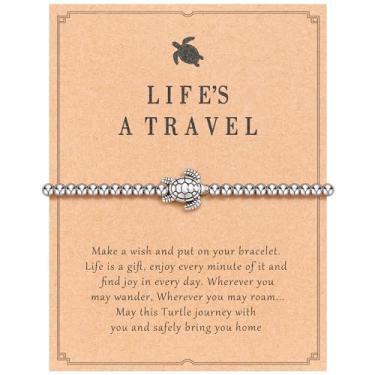 Imagem de Tarsus Pulseiras para mulheres, cavalo/borboleta/beija-flor/coruja/tartaruga/libélula presentes para mulheres, presentes de aniversário de Natal para amigas irmãs mulheres, average, Aço inoxidável,