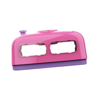 Imagem de Generic Incubadora de ovos com controle automático de temperatura, leve, fofa e resistente, 8 incubadoras para ovos de pássaros de ganso, ovos de pato, Rosa Roxo