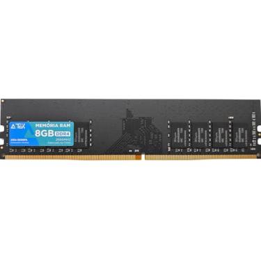 Imagem de Memória RAM para Computador 8GB DDR4 2666MHz SO-DIMM Latência CL19 - Alto Desempenho para Jogos e Multitarefas