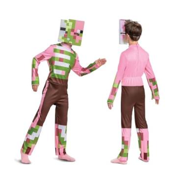 Imagem de Kids' Mine Craft Zombie Pigman Halloween Costume (Small 4/6)