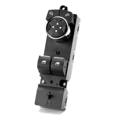 Imagem de Interruptor de janela Master Power para Ford F150 2015-2020, 2015-2021 Ford Mustang Conjunto de ajuste do espelho retrovisor dianteiro esquerdo do motorista FL3Z14529AA, FL3Z14529AD, SW7405(2 portas)