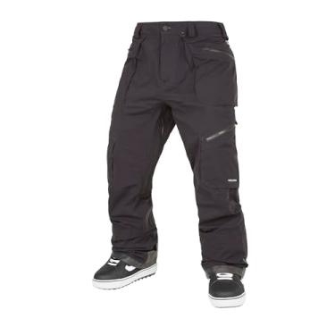 Imagem de Volcom Calça masculina Guch Stretch Gore-Tex ajuste relaxado Snowboard, Preto, G