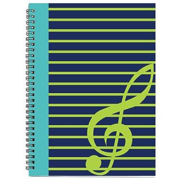 Imagem de BestSounds Papel manuscrito, papel em branco, composição musical, caderno, acessórios para piano, presentes, 50 páginas, 10 bastões