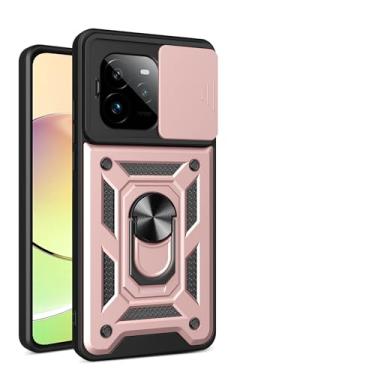 Imagem de Kukoufey Capa compatível com Realme GT7 Pro 5G, com capa de lente de câmera deslizante compatível com Realme GT 7 Pro 5G RMX5011 capa rosa