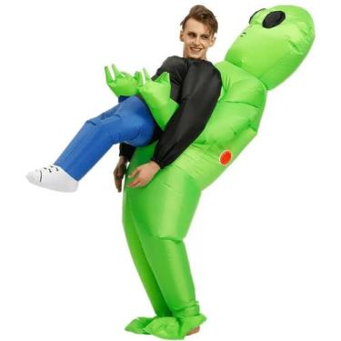 Imagem de Fantasia Inflável Adulto Alien Com Enchimento Eletrônico - Sulamerican