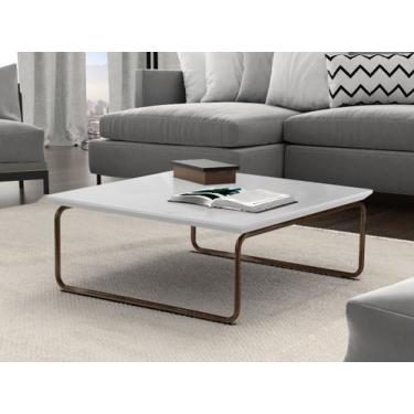 Imagem de Mesa de Centro Kairos Pé Café Bisart Decor - Larflex, Branco