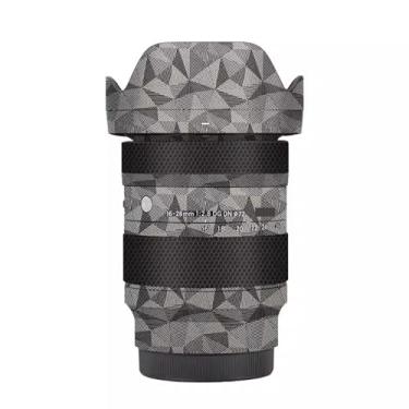 Imagem de Película de vinil para lente Sigma 16-28 mm F2.8 DG DN Apto para Sony Mount Camera Protective Sticker Protector Coat Acessórios de fotografia 1:2.8 16-28 2.8 (Triângulo Titânio)