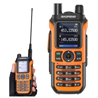 Imagem de Rádio Baofeng UV21 Tri Band Walkie Talk à Prova d'água Display 1.77 Po