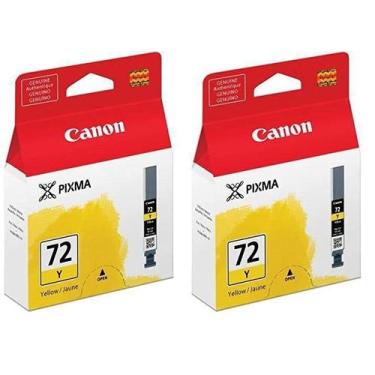 Imagem de Cartucho de tinta Canon PGI-72 amarelo compatível com PRO-10 (x2)