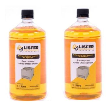 Imagem de Kit 2 Detergentes Para Máquina Limpeza De Bico 1l Lisfer - WAP