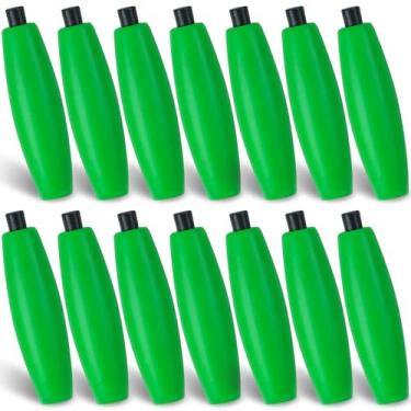 Imagem de JSHANMEI Boias de peixe-gato, flutuadores vibrantes de espuma dura flutua forte flutuabilidade de charutos para peixe-gato, equipamento de pesca em água salgada de água doce, 20 peças, verde