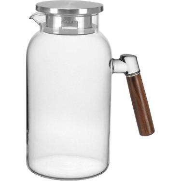 Imagem de JARRA ÁGUA SUCO HOME&CO TAMPA INOX BOROSSILICATO 1,9L 23x12x12cm TRANSPARENTE