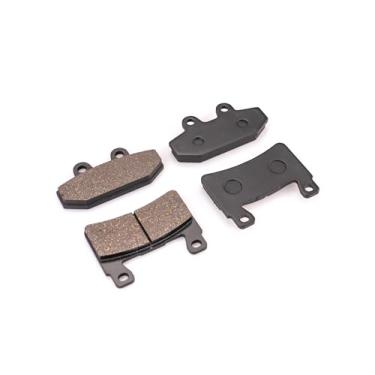 Imagem de ZHENGHE Conjunto de pastilhas de freio dianteiras e traseiras para Harley-Davidson Low Rider Deluxe Fat Bob OEM 41300102 41300197