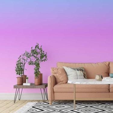 Imagem de Papel De Parede Adesivo Degradê Azul Roxo N014074 RL 0,58x3M - Adesivo