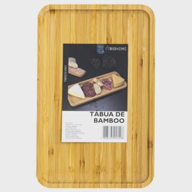 Imagem de Tábua de Bambu Decorativa Churrasco e Frios 28x18cm Istambul - Rio Home