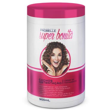 Imagem de CREME DE TRATAMENTO CACHOS OSTENTAÇÃO PROBELLE SUPER BONITA 900mL
