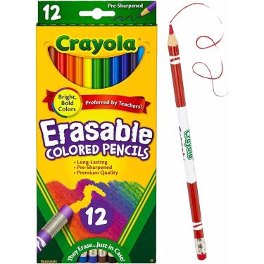 Imagem de Conjunto Crayola de 12 Lápis Coloridos Apagáveis