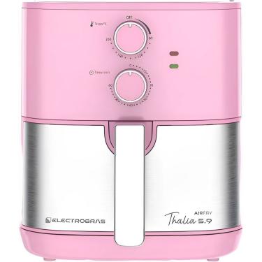 Imagem de Fritadeira Elétrica Air Fryer Electrobras Thalia 5.9L Pink
