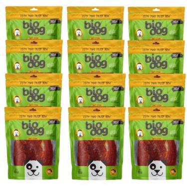 Imagem de 12x Petisco Gourmet Bio Dog Soft Steak-para Cães Frango-100g - BioDog
